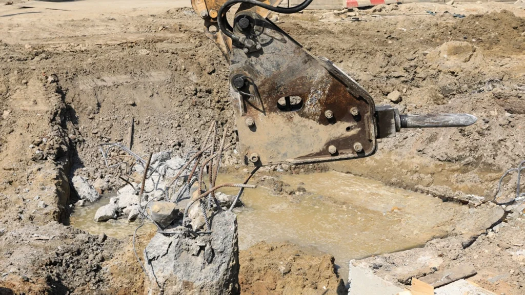 Breaking piles